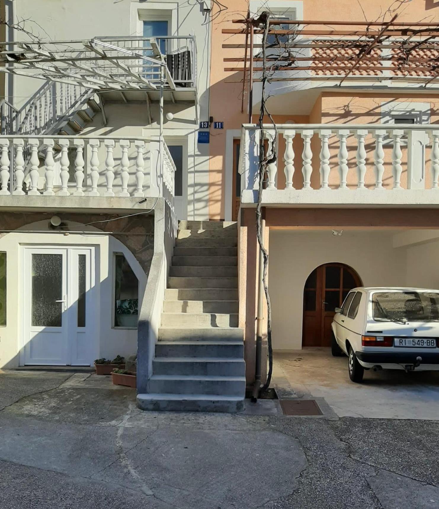 Studio Insel Krk Punat Esterno foto