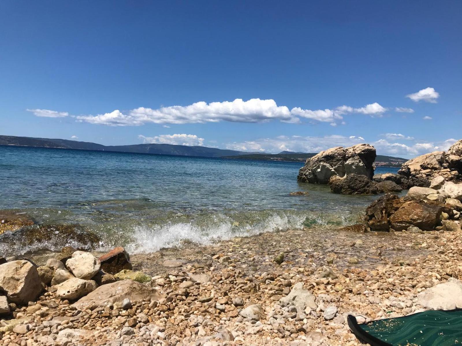 Studio Insel Krk Punat Esterno foto