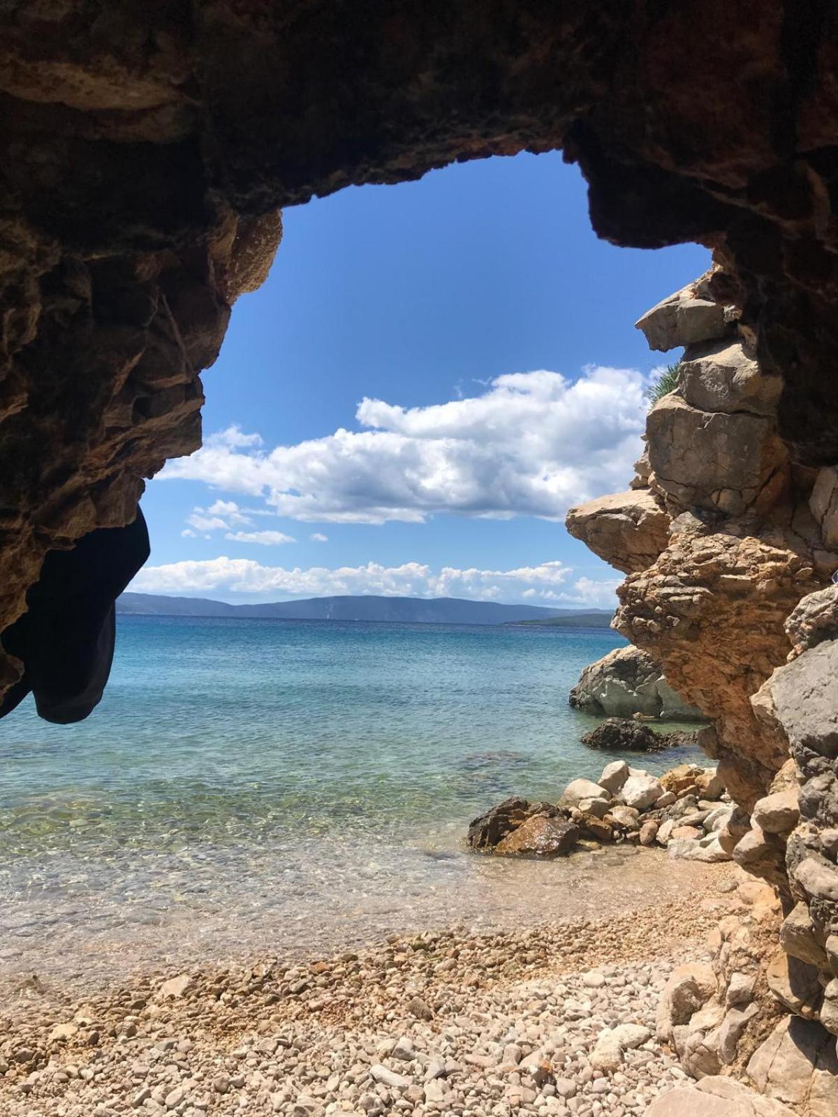 Studio Insel Krk Punat Esterno foto